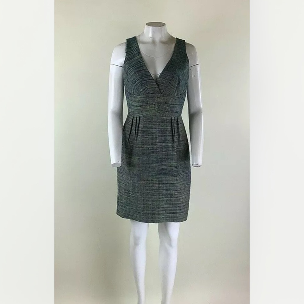 Trina Turk Green Silk Sleeveless Dress